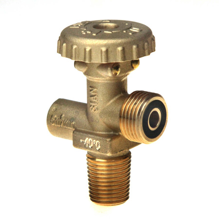 Deutsches Handventil für Gasflaschen G.12 / 17E