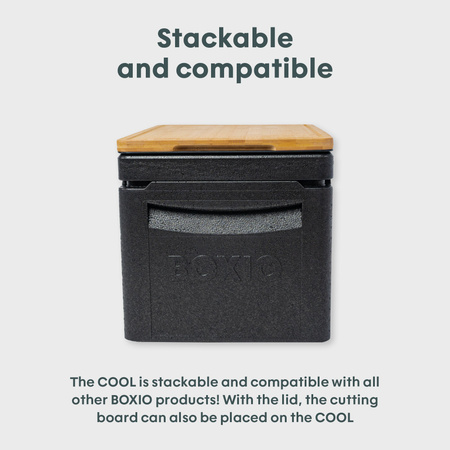BOXIO COOL PLUS - passive Kühlbox im Euroboxformat mit 3 COOL PACKs und ICEBAG