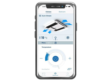 Eberspächer Breezonic Performance Plus HP Dachklimaanlage - 3500 W Kühlung, 3600 W Heizung, R32, 230 V, Ausschnitt 40 x 40 cm