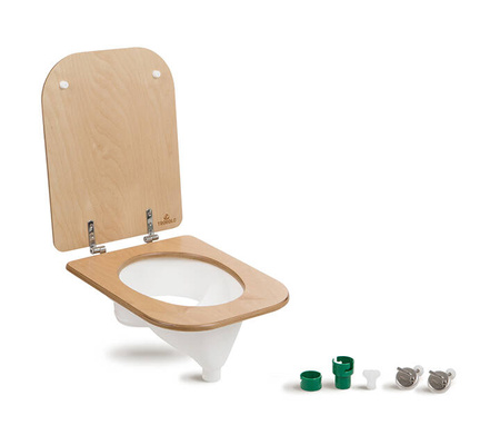 TROBOLO Einsatz für Komposttoilette, weiß – Urinseparator