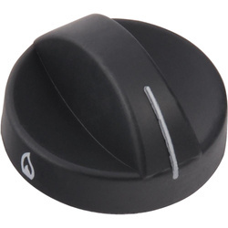 Bedienknebel für Cramer-Kocher, EK 2000, CE88 und CE94, schwarz, 2 Stück