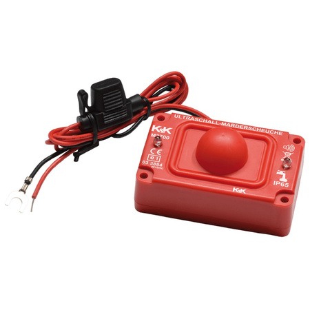 K&K M2700 Marderabwehrgerät - 360° Ultraschall, 22 kHz, 110 dB, wasserdicht, 12 V, für den Motorraum von Auto und Wohnmobil
