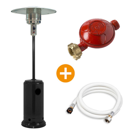 Carbon Garden Sun - Gasheizschirm 5-13kW 15m2 Schwarz