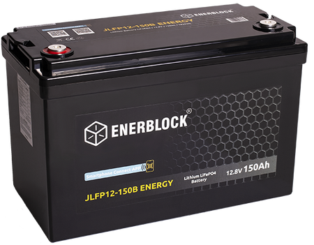 120AH LITHIUM LiFePO4 ENERBLOCK 12.8V Akku mit Heizmatte