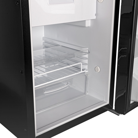 Yolco KL50D Einbau-Kompressorkühlschrank 44 l - Dual-Zone mit Gefrierfach, 12/24 V, Bluetooth, für Wohnmobil