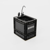 BOXIO WASH MAX+ - mobiles Waschbecken mit Wasserfilter, Dusche und Eurobox SOLO UP