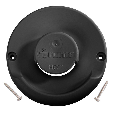 Truma Kaminaußenteil ZR 80 schwarz 36151-09 - Außenteil des Wandkamins für Combi Heizungen