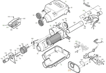 Abdeckung für den Trumatic E-2400 Kühler