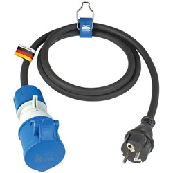 Adapterkabel Schuko -> CEE, 1,5 m