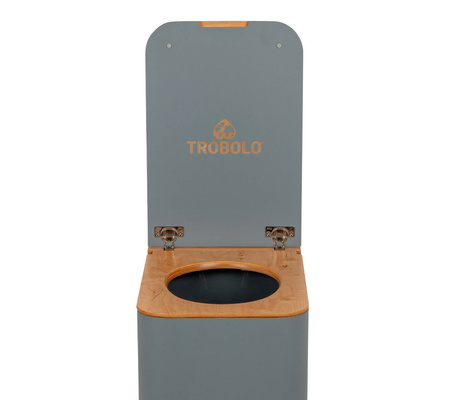 TROBOLO SilvaBlœm - Trenntoilette aus Holz, grau