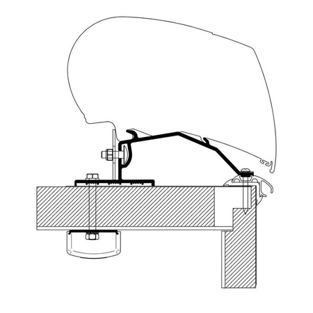 Adapter-Kit für LMC-Wohnwagen zu TO Serie 6 und 9