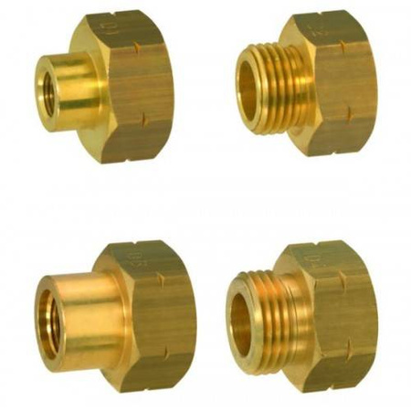 Satz mit 4 GOK-Reduzierungen für Gasflaschen