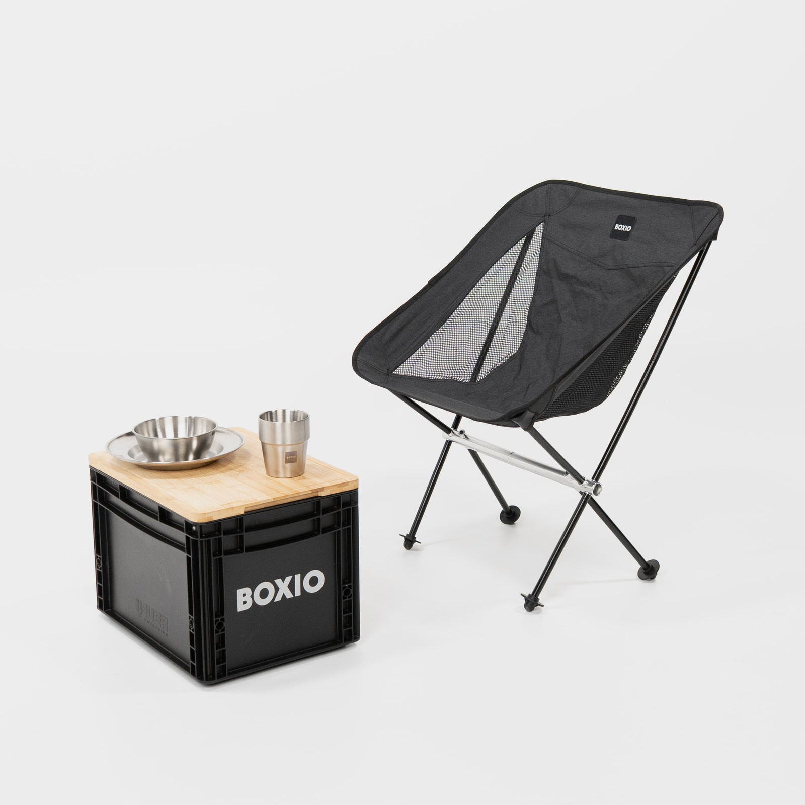 Ultraleichter Campingstuhl BOXIO CHAIR