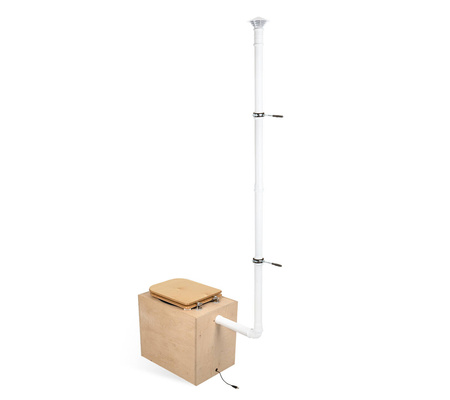 TROBOLO TeraBlœm Plus - Trenntoilette aus Holz als Bausatz mit 22 l Volumen