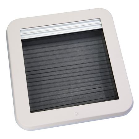 Dachfenster LED Kristall 400x400 mm mit Verdunkelungsrollo und Insektenschutz