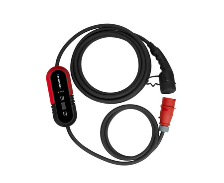Blaupunkt Dreistufiges tragbares Ladegerät für Elektroautos - Typ 2 Stecker