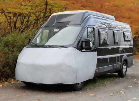 Außen-Thermoisolierung Fahrerhausscheiben Renault Master 2005-2010 - Carbest X-Trem Außenisoliermatte