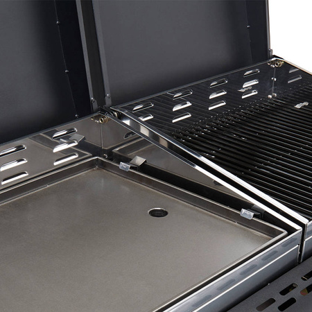 Plancha Gasgrill Favex Margaret Metallic mit 4 Brennern