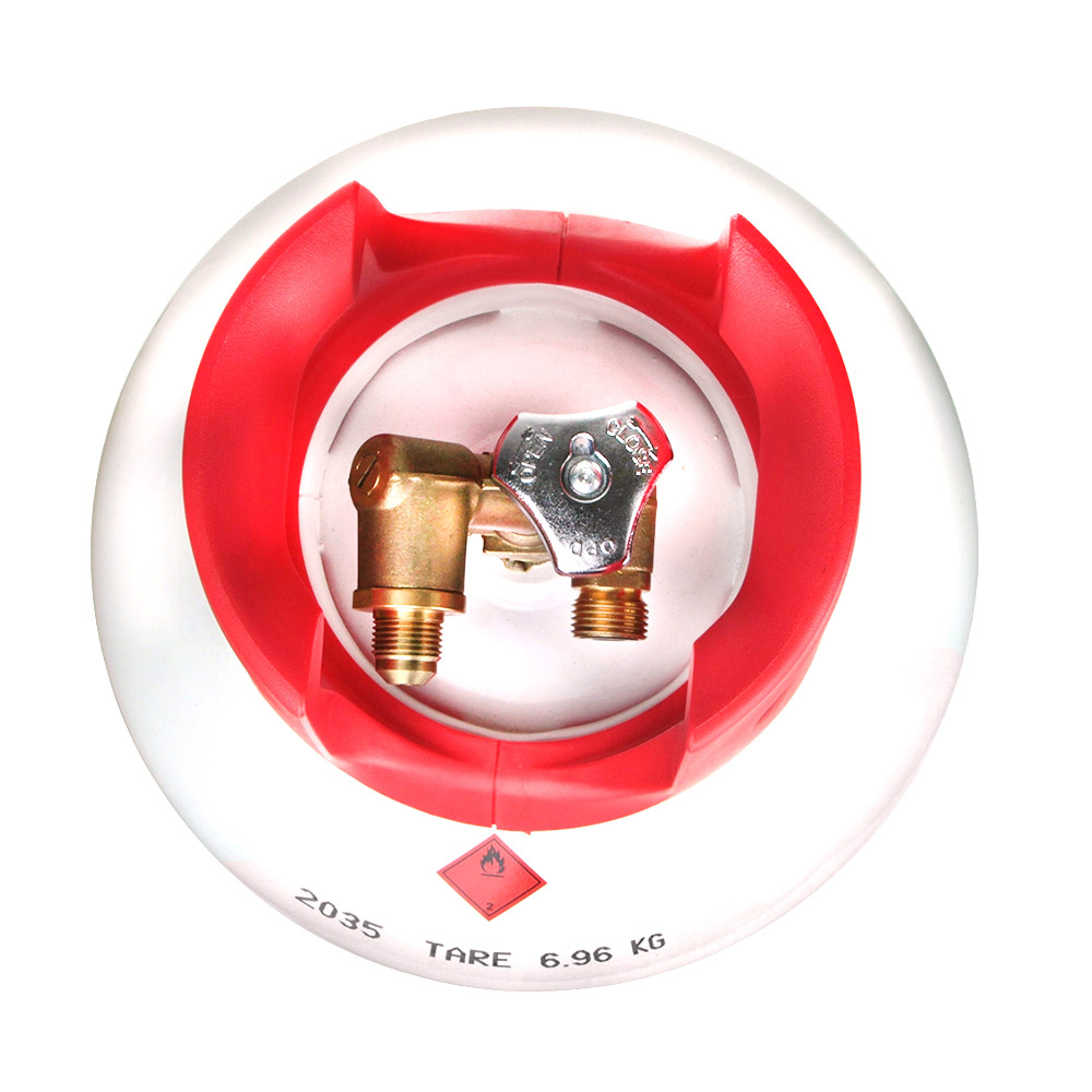 DUO-Ventil der GasBank LS DUO von oben