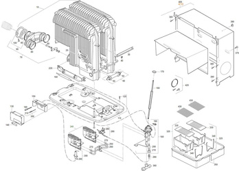 Einbaubox für 2 Lüfter für den S 5004-Radiator