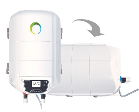 Fothermo Photovoltaischer elektrischer Warmwasserbereiter (Boiler) für Wohnwagen und Wohnmobile - 10 Liter MPPT