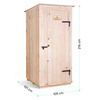 TROBOLO KersaBœm - Toilettenhäuschen aus Holz mit Trenntoilette mit 300 l Komposter