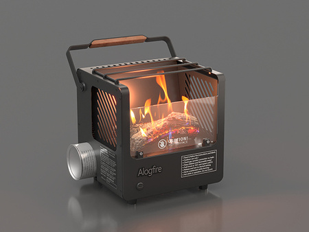 Alogfire Mini Campfire ALF-B11 tragbares Gasfeuer - 1,5 kW, Butankartusche 220 g, echte Flamme, ODS, nur für den Außenbereich