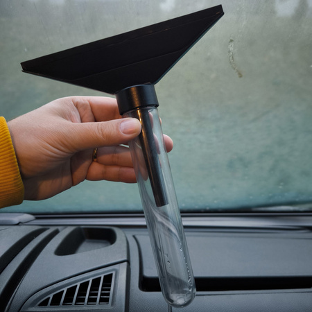 UniCamp Frontscheibenabzieher Schwarz 22 cm