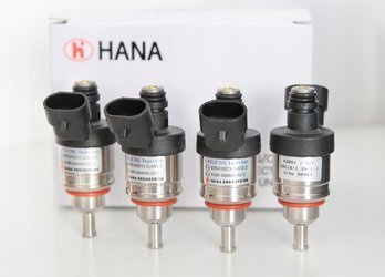 HANA BLUE H2001 Satz mit 4 Einspritzdüsen - Rail
