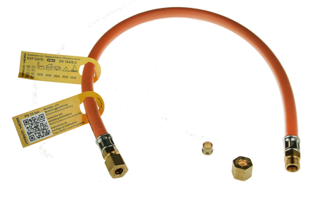 GOK-Gasschlauch RVS 8 x RVS 8 x 600 mm