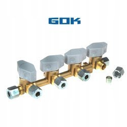 GOK Schnellspanner-Vierfach-Kamper-Gasventil
