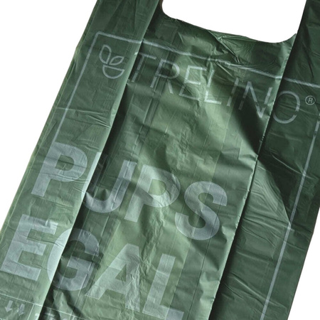 Trelino® Kompostierbare Abfallbeutel 10L dunkelgrün