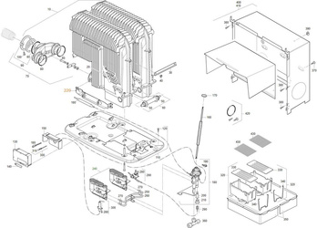 Sensorhalter für Heizung Trumatic S 3004 (P) / S 5004