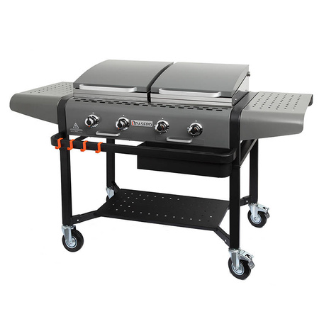 Plancha Gasgrill Favex Margaret Metallic mit 4 Brennern