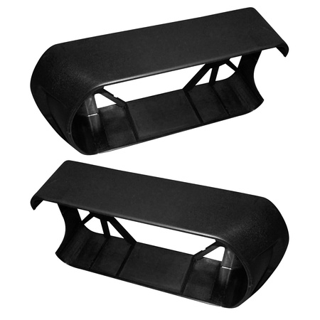 EUFAB Lampenschutz Serie ProBC Rechts Schwarz Polypropylen 27 cm