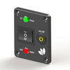 LILIE GrauGELB elektrisches Kugelhahnventil 40 mm XL 12 V mit Funktionsanzeige - Abwasserentleerung, 855 mm² Durchfluss