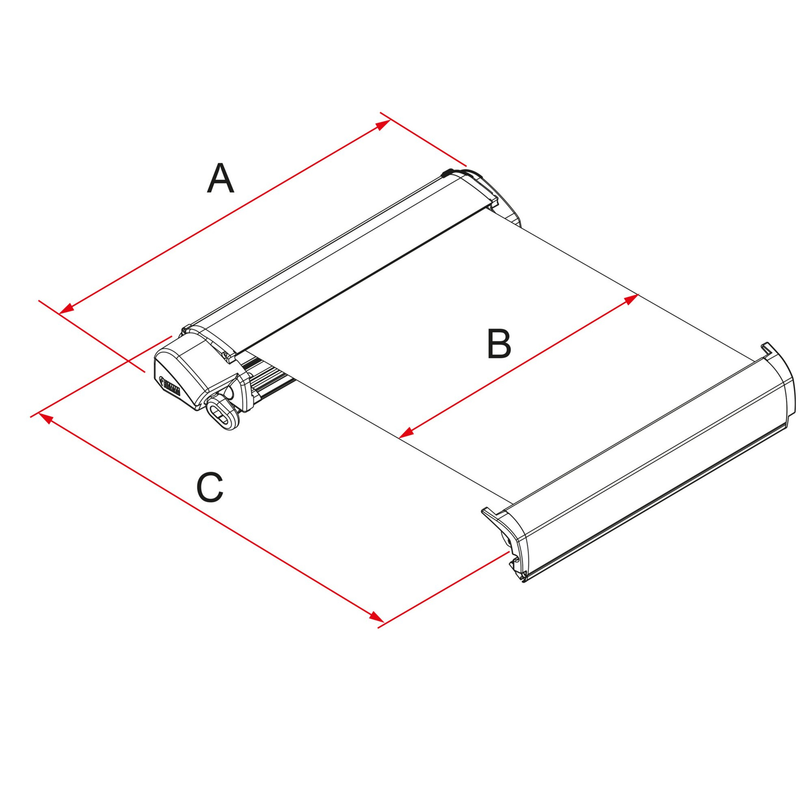 Fiamma F80s 425 Dachmarkise