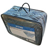 CAMPTECH Vorzeltteppich Größe 9 - 473 x 250 cm, atmungsaktiv, blau und grau, 12,4 kg