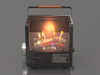 Alogfire Mini Campfire ALF-B11 tragbares Gasfeuer - 1,5 kW, Butankartusche 220 g, echte Flamme, ODS, nur für den Außenbereich