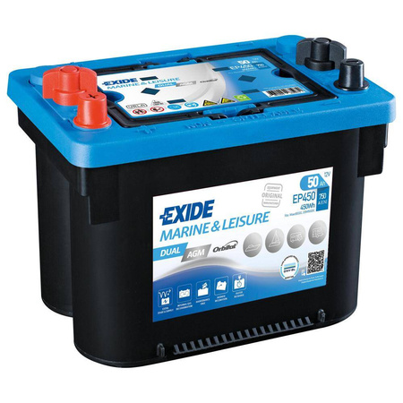 Batterie EXIDE Dual AGM EP 450 50Ah