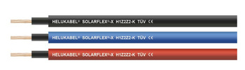 HELUKABEL SOLARFLEX-X H1Z2Z2-K 1 x 6 mm² schwarz Solarkabel 713531 - für PV-Anlagen, 1500 V DC