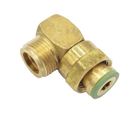 GOK Winkelverbinder / Winkelstück AG M20 x 1,5 / M20 x 1,5 UEM MS