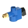 Adapter für Gabelstapler-Gasflaschen 22 mm Click-On auf 1/4" 18NPT 90deg.