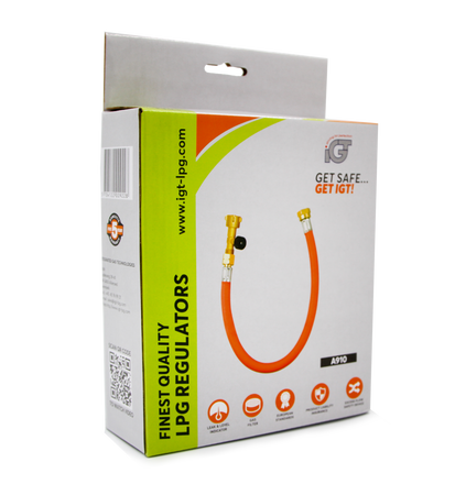 IGT-Gasschlauch EFV G12 x M20x1,5, 450 mm