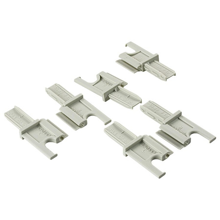 DOMETIC Rastrollo-Endstücke 2001 SP 663 + SP 664 grau-weiß 12x10x2 cm