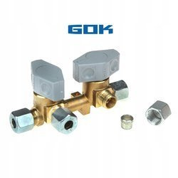 GOK-Schnellspann-Gasventil mit Doppelklemmung