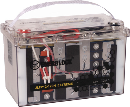 120AH LITHIUM LiFePO4 ENERBLOCK 12.8V Akku mit Heizmatte