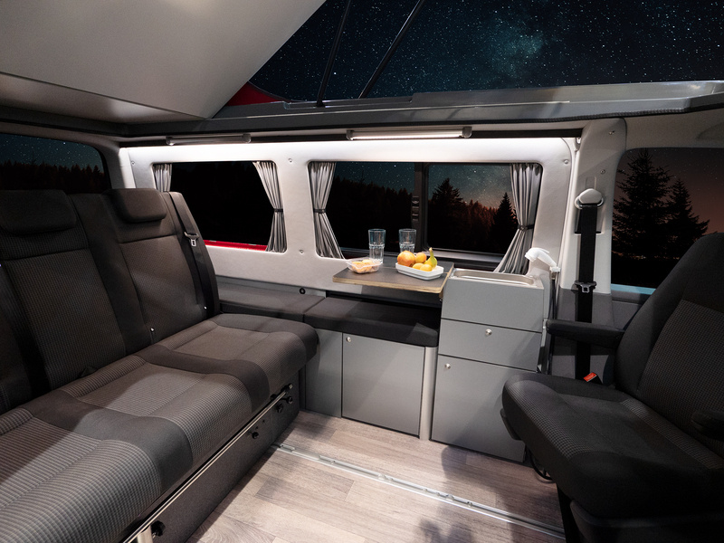 Carbest Isoliervorhänge Ford Tourneo Custom 2024, langer Radstand