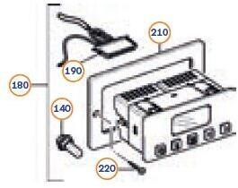 Timer-Anschlusskabel, 4 m für Kaminofen E 2400 (E) / E 4000