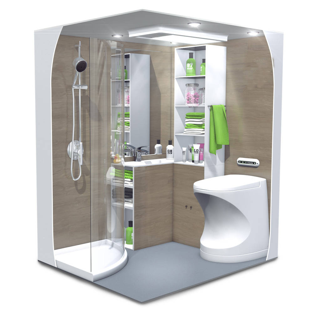 Bad mit Cinderella Travel Toilette